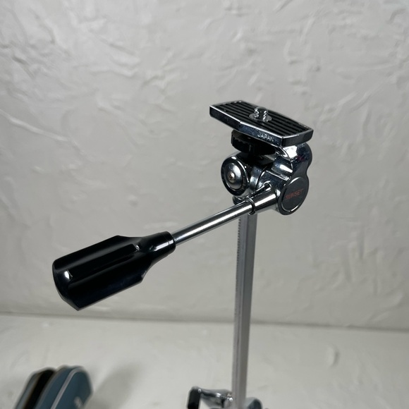 Vintage SUNSET tabletop Telescoping Chrome Tripod 10.5"-42.5" w/Case - Picture 11 of 16